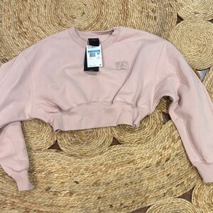 Jordan Women's Blush Cropped Sweatshirt